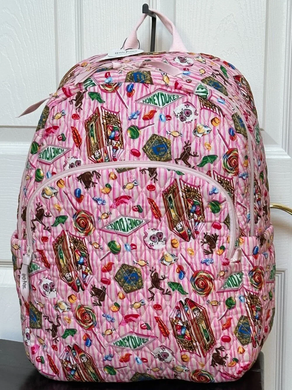 VERA BRADLEY HARRY POTTER LARGE BACKPACK + ID LANYARD CASE(SET):NWT HONEYDUKES